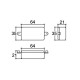 Caixa Patola PBT-064/3 22x36x64mm Caixa Patola PBT-064/3 22x36x64mm