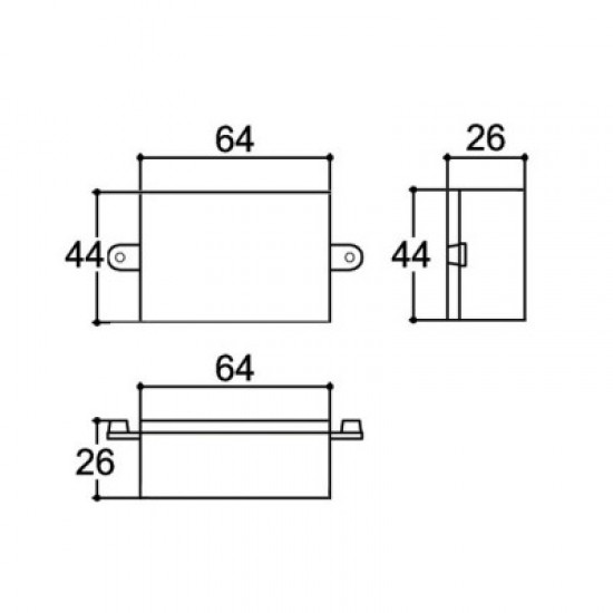 Caixa Patola PBT-064 26x44x64 Caixa Patola PBT-064 26x44x64