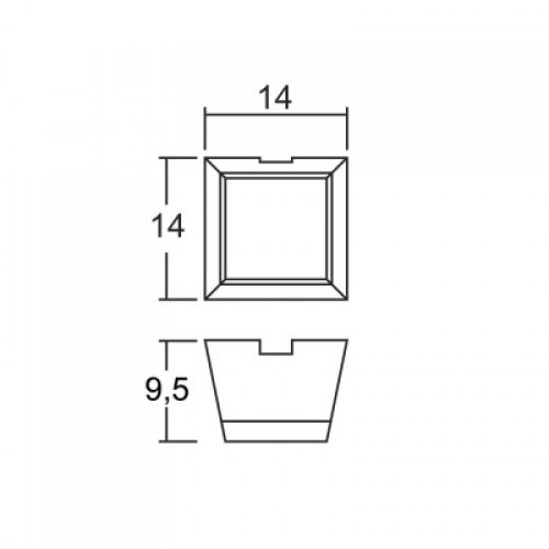 Caixa Patola PS Button 10x14x14 Caixa Patola PS Button 10x14x14