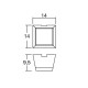 Caixa Patola PS Button 10x14x14 Caixa Patola PS Button 10x14x14