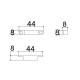 Caixa Patola Reed-001 8x8x25mm Caixa Patola Reed-001 8x8x25mm