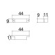 Caixa Patola Reed-002 11x9x30mm Caixa Patola Reed-002 11x9x30mm