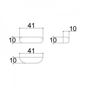 Caixa Patola Reed-004 10x10x41mm Caixa Patola Reed-004 10x10x41mm