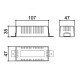 Caixa Patola RP-700 35x47x107 Mm Caixa Patola RP-700 35x47x107 Mm