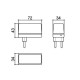 Caixa Patola CF-063/2 43x34x72mm Caixa Patola CF-063/2 43x34x72mm
