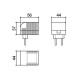 Caixa Patola CF-065/2 37x44x56mm Caixa Patola CF-065/2 37x44x56mm