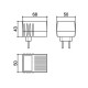 Caixa Patola CF-066 43x50x68mm Caixa Patola CF-066 43x50x68mm