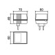 Caixa Patola CF-068 49x60x70mm Caixa Patola CF-068 49x60x70mm