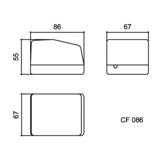 Caixa Patola CF-086 56x67x86mm Caixa Patola CF-086 56x67x86mm