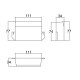 Caixa Patola CP-015 35x110x76 Caixa Patola CP-015 35x110x76