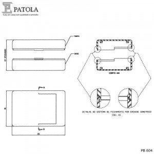 Caixa Patola PB-604 37x81x121