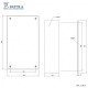 Caixa Patola PB-119/2 52x110x190 Caixa Patola PB-119/2 52x110x190