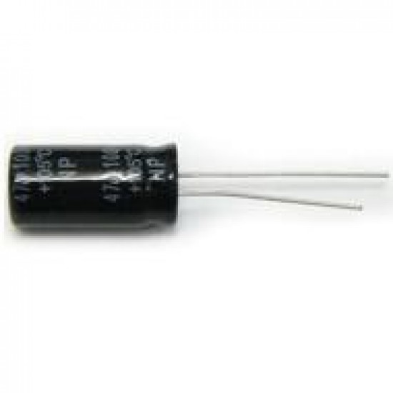 Capacitor Eletrolítico Bipolar 0,22uF X 50V Capacitor Eletrolítico Bipolar 0,22uF X 50V