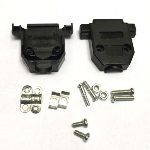 Capa Para Conector DB15 Com Kit Curto Preto Capa Para Conector DB15 Com Kit Curto Preto