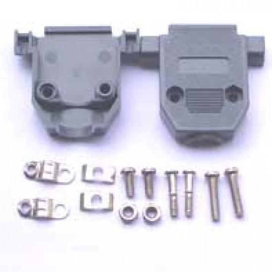 Capa Para Conector DB15 Com Kit Curto Cinza Capa Para Conector DB15 Com Kit Curto Cinza