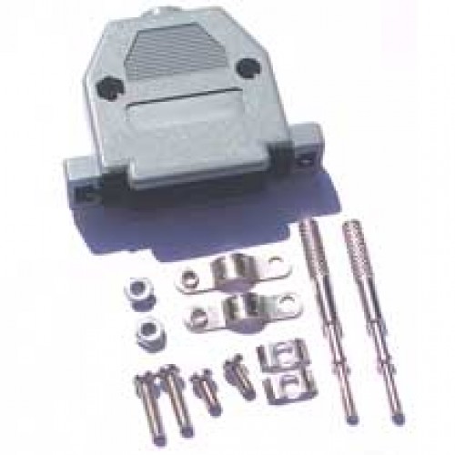 Capa Para Conector DB25 Com Kit Longo Cinza Capa Para Conector DB25 Com Kit Longo Cinza