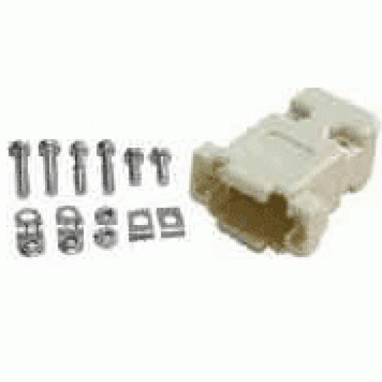 Capa Para Conector DB9 Bege Com Kit Curto Capa Para Conector DB9 Bege Com Kit Curto