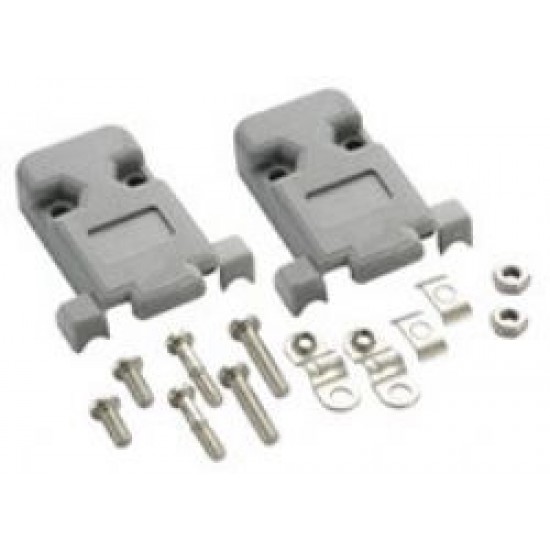Capa Para Conector DB9 Cinza Com Kit Curto Capa Para Conector DB9 Cinza Com Kit Curto