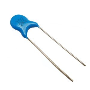 Capacitor Disco Cerâmico 1nF X 2KV Y5V (1K/1KpF/102) Capacitor Disco Cerâmico 1nF X 2KV Y5V (1K/1KpF/102)