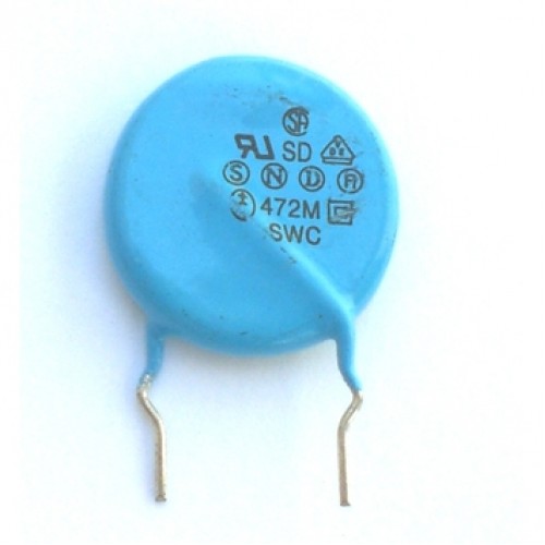 Capacitor Disco Cerâmico 4,7nF X 2KV (4K7/4,7KpF/472) Capacitor Disco Cerâmico 4,7nF X 2KV (4K7/4,7KpF/472)