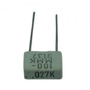 Capacitor Poliester 27nF X 100V (27KpF/27K/273/0,027uF) Capacitor Poliester 27nF X 100V (27KpF/27K/273/0,027uF)