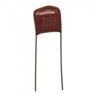 Capacitor Poliester 5,6nF X 630V (562/5K6) Capacitor Poliester 5,6nF X 630V (562/5K6)
