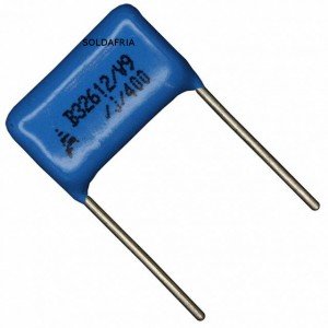 Capacitor Poliester Epcos 180nF X 400V (180KpF/180K/184) B32612