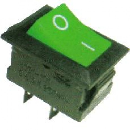 Chave Gangorra KCD1-101 Verde 2 Terminais Chave Gangorra KCD1-101 Verde 2 Terminais