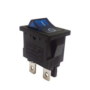 Chave Gangorra KCD1-104N Azul Com Neon Liga/Desliga 4T