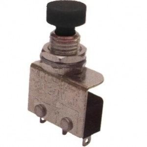 Chave Micro Switch KW11-3Z-1-105 Preto 3 Terminais