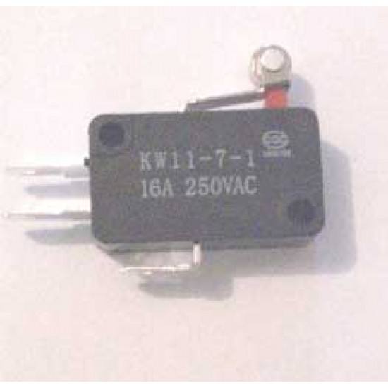 Chave Micro Switch KW11-7-2-3T 14MM Com Roda Chave Micro Switch KW11-7-2-3T 14MM Com Roda