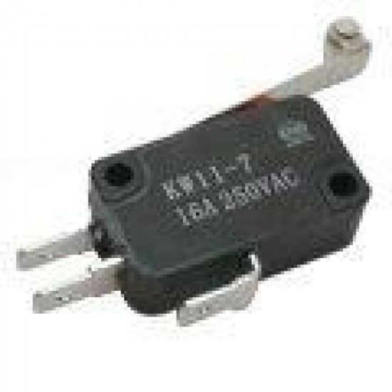 Chave Micro Switch KW11-7-2-3T 29mm Com Roda Chave Micro Switch KW11-7-2-3T 29mm Com Roda