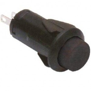 Chave PBS-27B Preta 2T Sem Trava (Tipo Push Button)