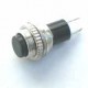 Chave Push Button DS-314 Sem Trava Preta Chave Push Button DS-314 Sem Trava Preta