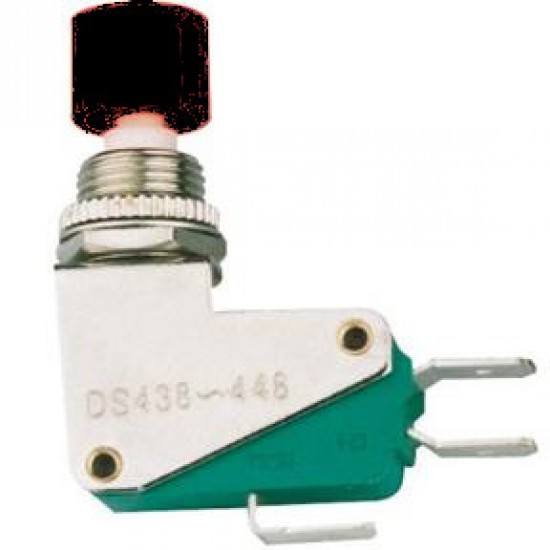 Chave Push Button DS-438 Sem Trava Preta Chave Push Button DS-438 Sem Trava Preta