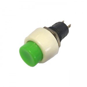 Chave Push Button DS-450 Verde Com Trava