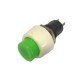 Chave Push Button DS-450 Verde Com Trava Chave Push Button DS-450 Verde Com Trava