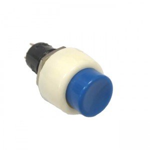 Chave Push Button DS-451 Sem Trava Azul 2T
