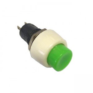 Chave Push Button DS-451 Sem Trava Verde 2T