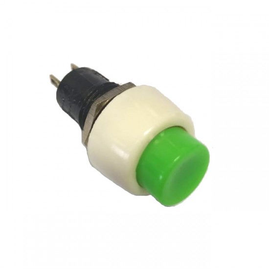 Chave Push Button DS-451 Sem Trava Verde 2T Chave Push Button DS-451 Sem Trava Verde 2T