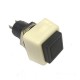 Chave Push Button DS-460 Com Trava Preta 2T Chave Push Button DS-460 Com Trava Preta 2T