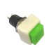 Chave Push Button DS-460 Com Trava Verde 2T Chave Push Button DS-460 Com Trava Verde 2T