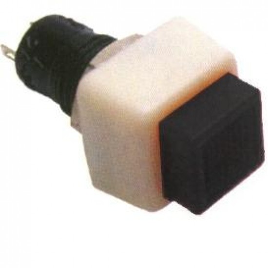 Chave Push Button DS-461 Sem Trava Preta 2T Chave Push Button DS-461 Sem Trava Preta 2T