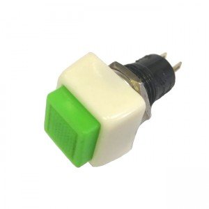Chave Push Button DS-461 Sem Trava Verde 2T