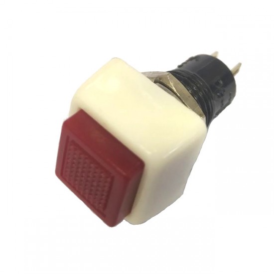 Chave Push Button DS-461 Sem Trava Vermelha 2T Chave Push Button DS-461 Sem Trava Vermelha 2T