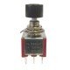 Chave Push Button DS-612 Sem Trava Preta Chave Push Button DS-612 Sem Trava Preta