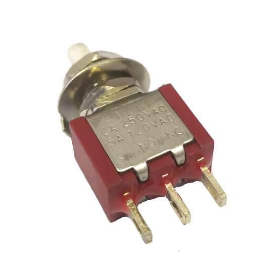 Chave Push Button DS-612 Sem Trava Vermelha Chave Push Button DS-612 Sem Trava Vermelha