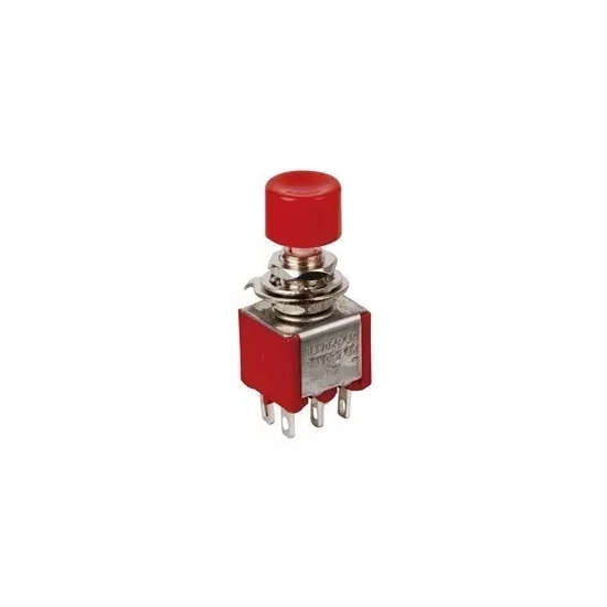 Chave Push Button DS-622 Sem Trava Vermelha Chave Push Button DS-622 Sem Trava Vermelha
