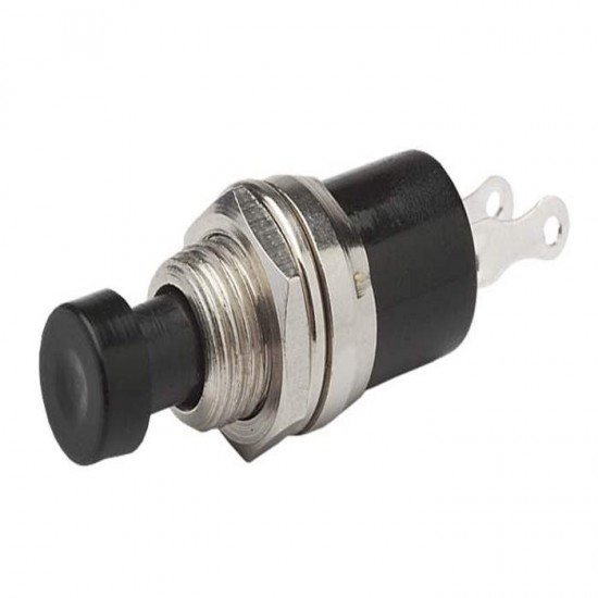 Chave Push Button PBS-102 104 NA Preta Chave Push Button PBS-102 104 NA Preta