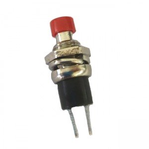 Chave Push Button PBS-110 Sem Trava Vermelha